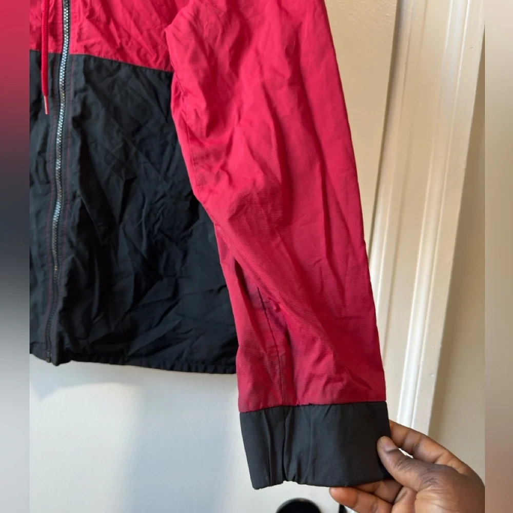 True Religion Red and Black Windbreaker